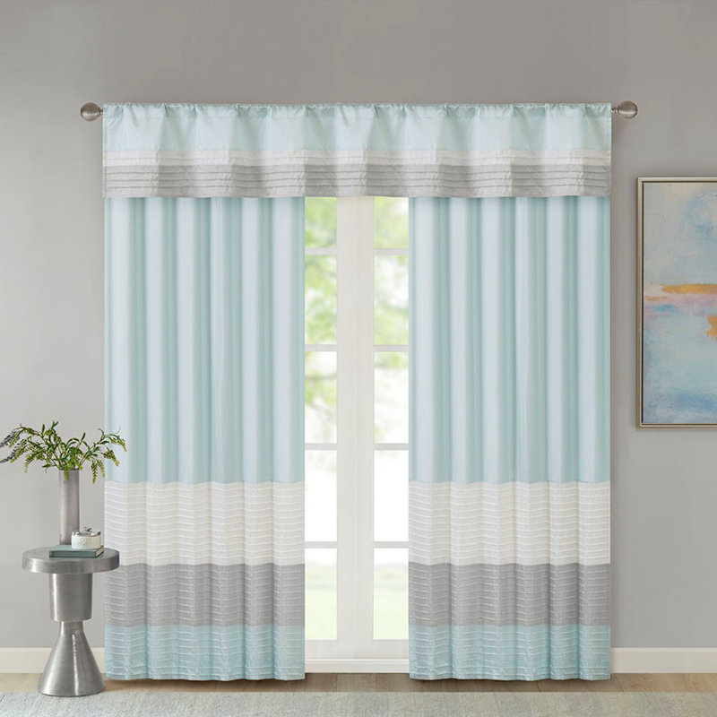 Rideau simple en polyester Polyoni