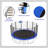 Ceballos Oval Kid / Toddler Trampoline with Trampoline Handlebar-88684488