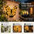 Solar Butterfly Garden Light with Floral Design