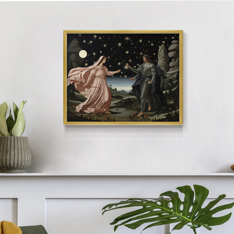 Angels From Above-Lxxxvi - Reproduction encadrée - Restickable, H 8 po x l 10 po