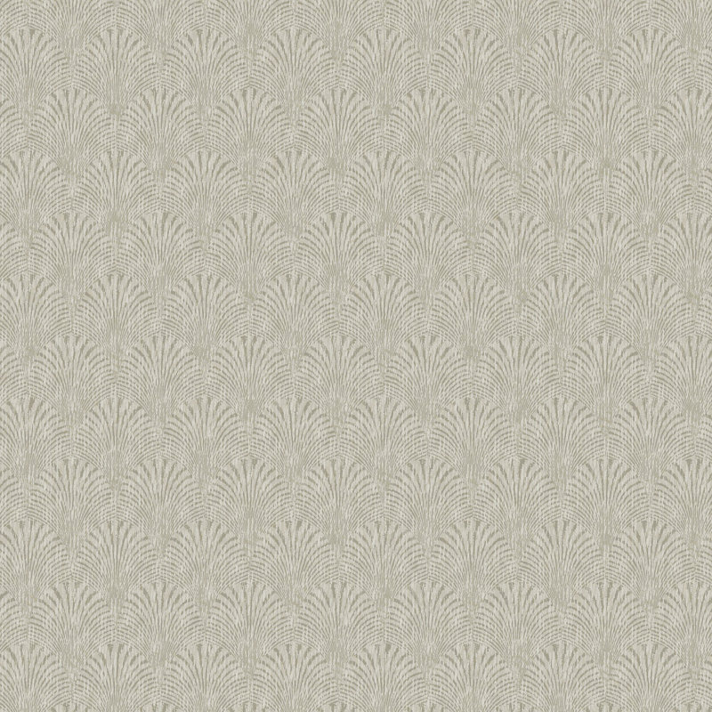 Boutique Geometric Fan Wallpaper Roll, Cream