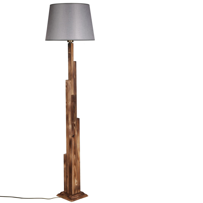Lampe sur pied 65 po Jaheir, Gris