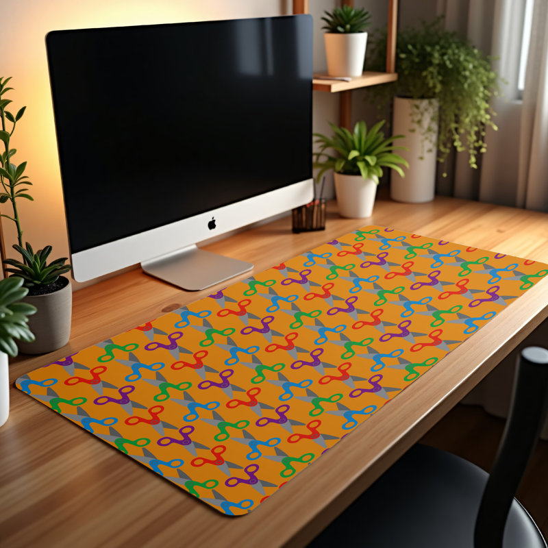 Polyester Desk Pad, 31.5x15.5