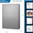 Gray 150 Adjustable Key Cabinet With Lock, Steel Construction, Wall Mount Option In Steel, Construction And Mountable