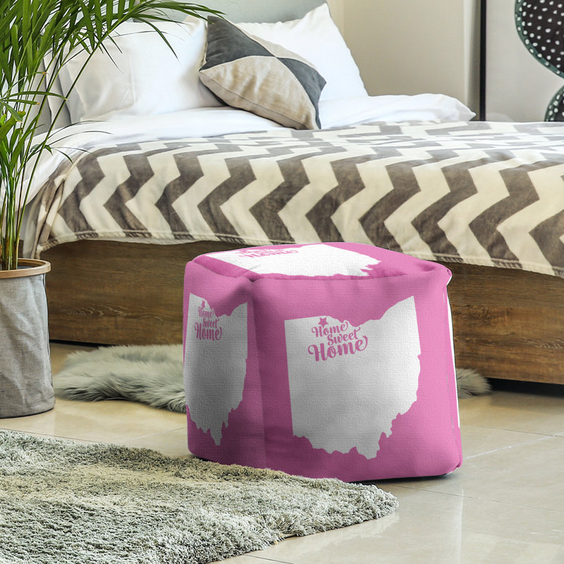 Repose-pieds à cubes toledo the home, Rose