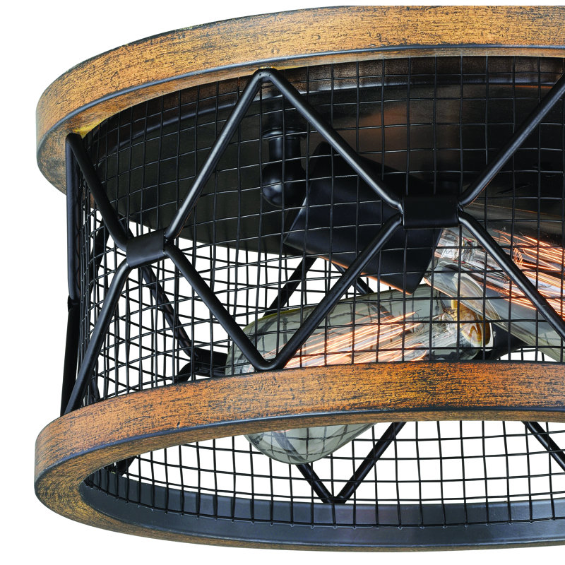 Plafonnier encastré 13 po 2 lumières Bouknight
