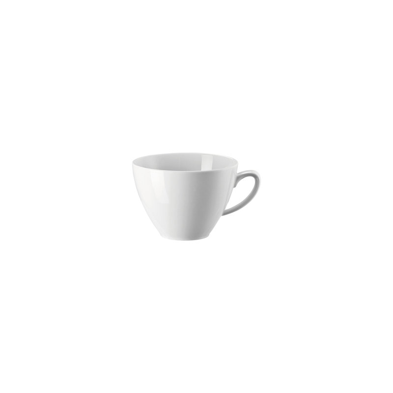Mesh Porcelain Teacup, White