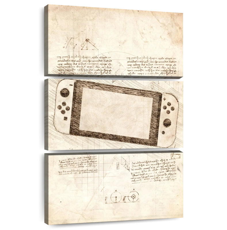 Laelle Nintendo Switch Console, 74" H x 48" W