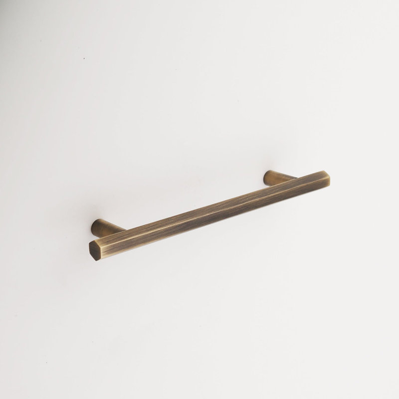 Madelyn Carter Abigail Solid Brass Drawer Pull, 6", Antique Brass