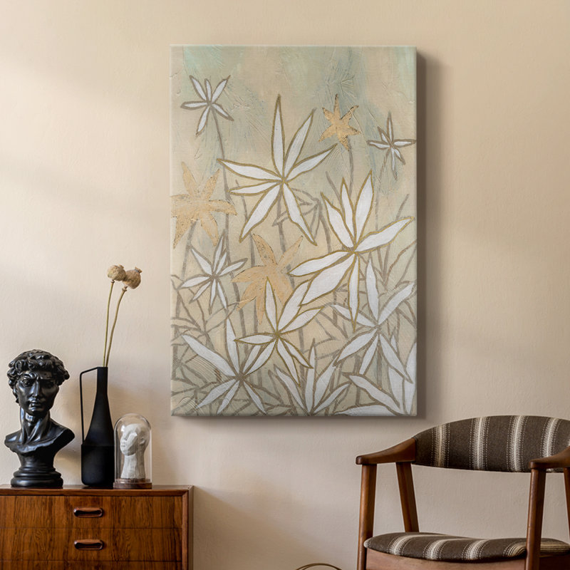 Décoration florale embellie Starburst I - galerie sur mesure, H 48 po x l 32 po