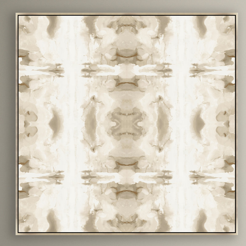 Decalcomanie Vi Print by Giselle Kelly, 25.5" H x 25.5" W x 1.5" D, Image Gel Brush