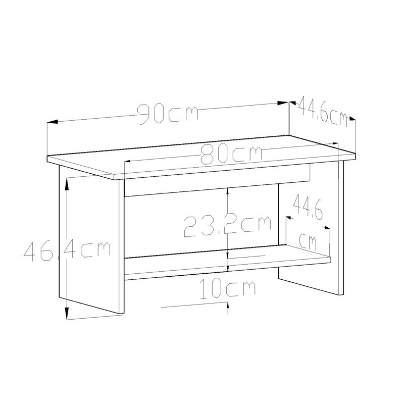 Ferdows Block Coffee Table with Storage
