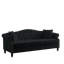 Luxury Chesterfield Sofas, Black Velvet Upholstery, Classic Design For Home