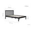 Leza Double (4'6) Bed Frame-86314212