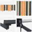 Brayden Studio 300cm D PVC-coated polyester Cover Retractable Patio Awning-416406929-416406933