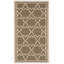Tapis intérieur / extérieur à motif géométrique vert / beige Dirks-1623165081