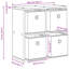 49.5cm Sideboard