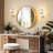 1-light Brass Dimmable Armed Wall Sconces
