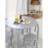 Nordic Toddler and Kids 5 Piece Round Table and Stool Set-941333699