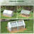 Clear Portable Greenhouse 6' X 3' 3', Steel, 2 Pe/Plastic Covers, User- Windows Garden Greenhouse, With Covers & Multi-Purpose Windows,