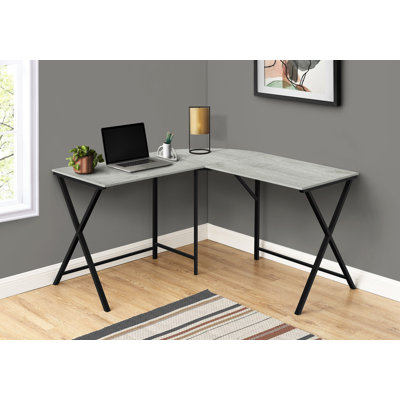 L-Shaped Corner Computer Desk With Spacious Work Surface