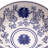 Blue Garden 8.25-Inch Lotus Footed Bowl