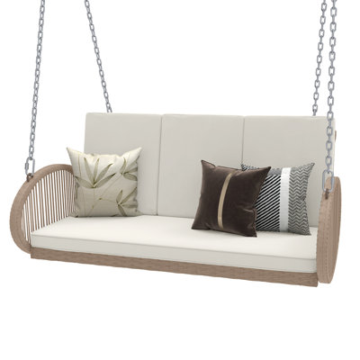 Elliptical Armrest 3-person Porch Swing
