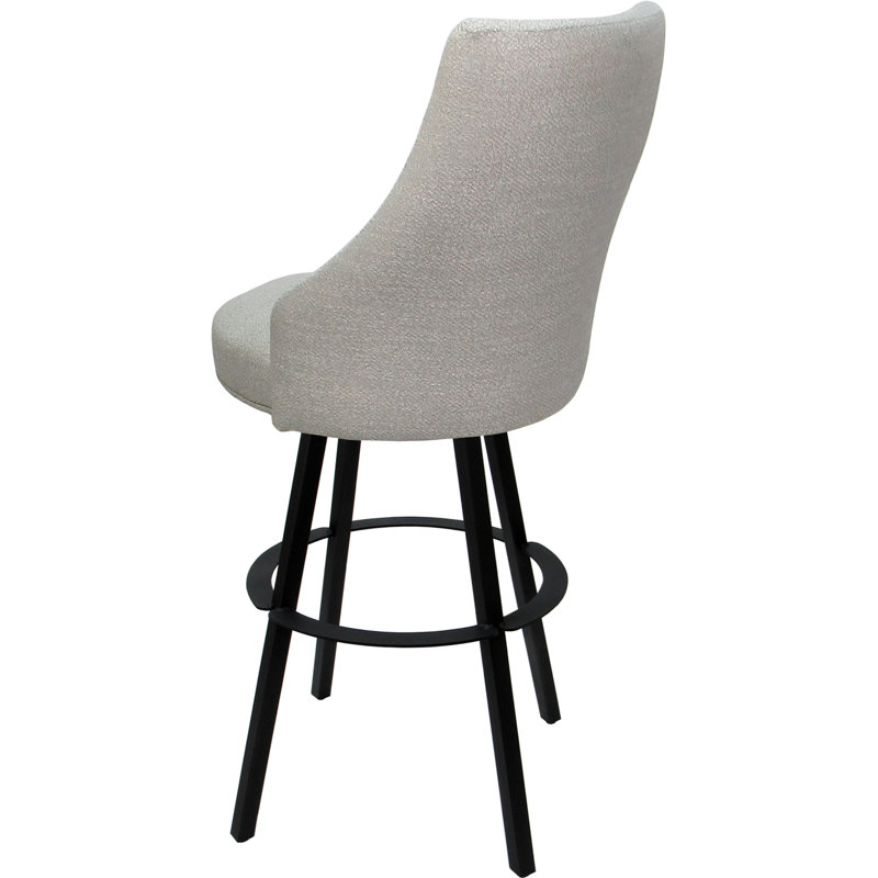 Williams Stone crème - noir, Black, Très haute (assise de 34 po de hauteur)