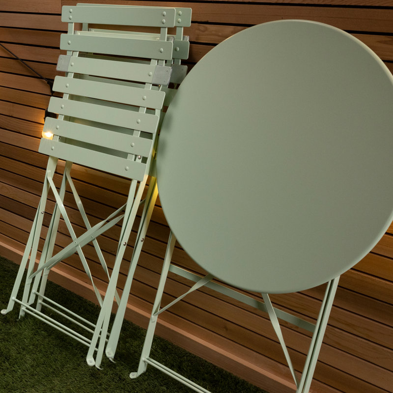 Iong 2 - Person Patio Dining Set with Round Table