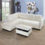 Repose-pieds en similicuir avec rangement-97791698