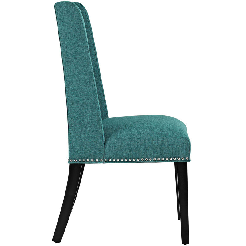 Chaise Baron, Tissage bleu sarcelle