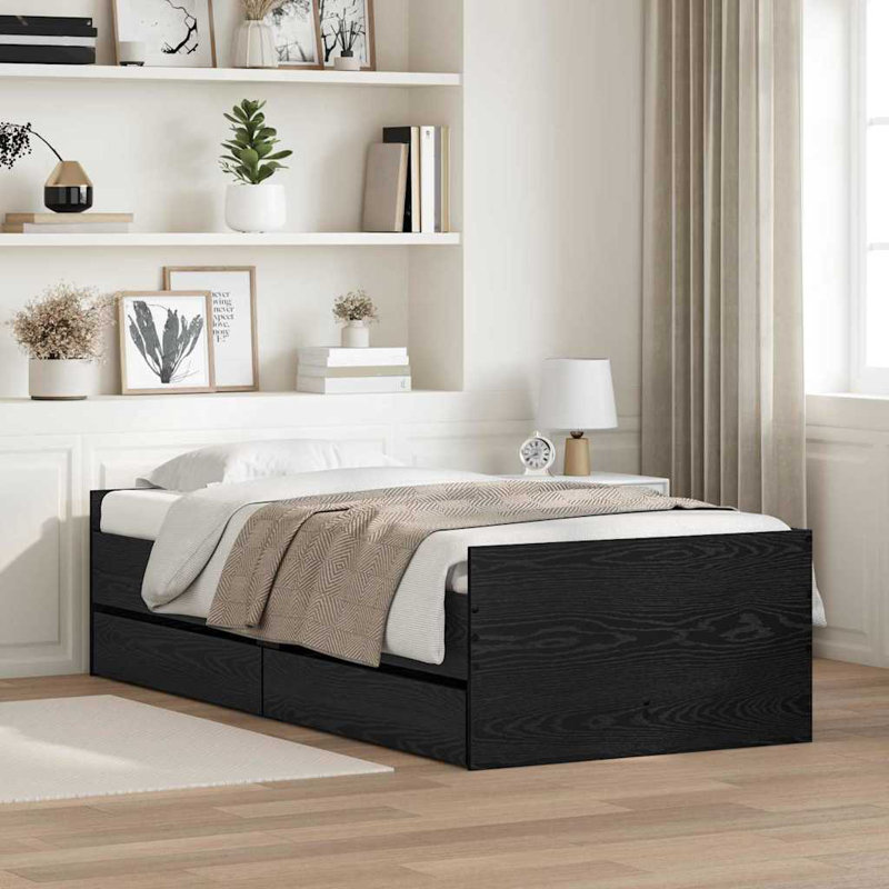 Daybed, Single (3'), Black Oak