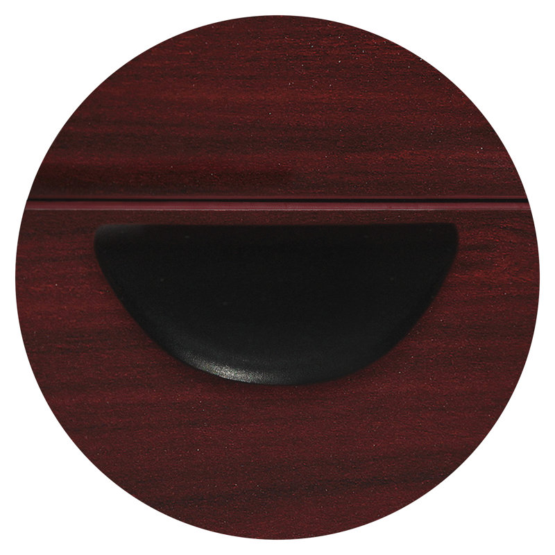Bureau double caisson Paizlea, H 30,31 po x l 31,13 po x P 60,63 po
