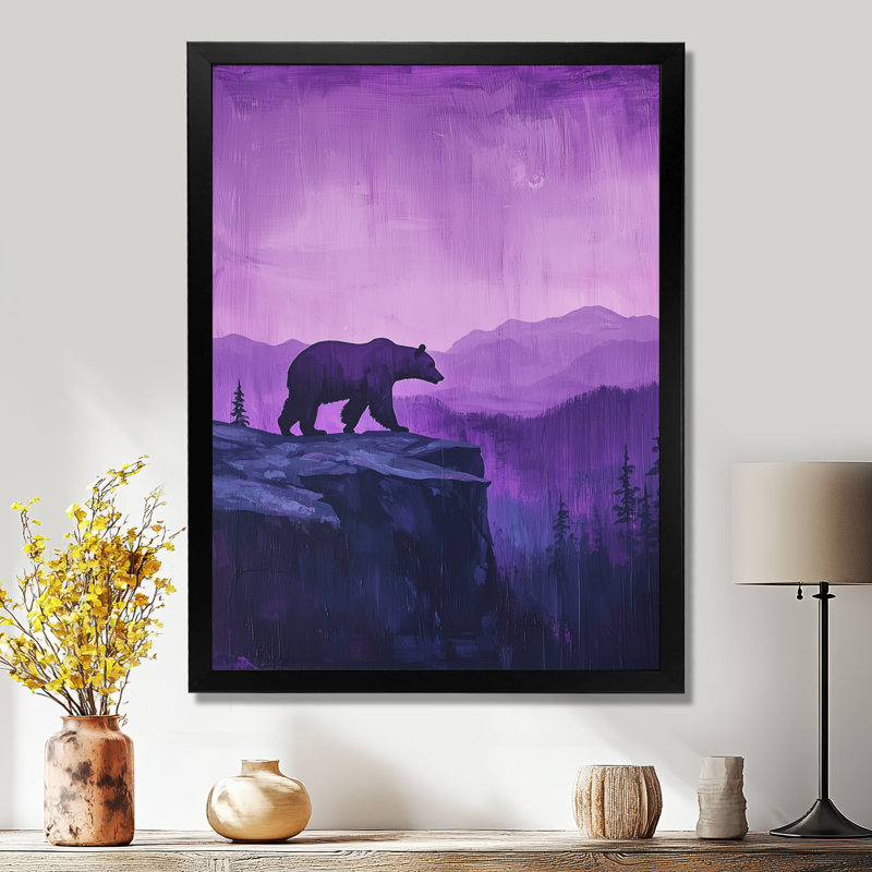 Caffee - Reproduction d'art mural animaux, H 40 po x l 30 po, Picture Framed, Noir