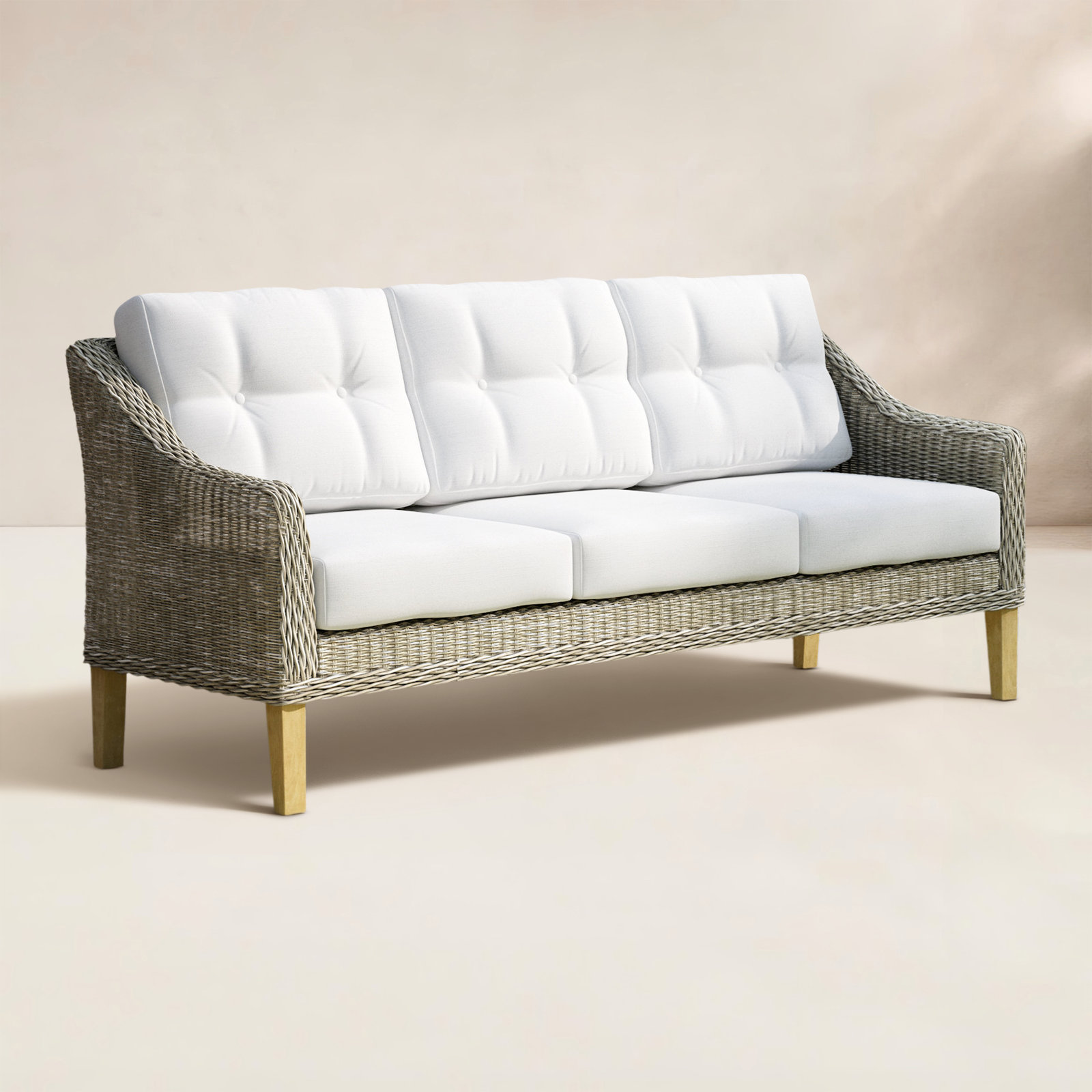Tegan Patio Sofa with Cushions