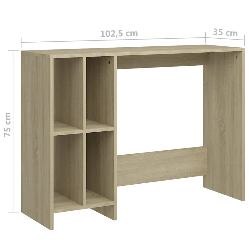 Gislind Writing Desk,  Sonoma Oak,  Sonoma Oak