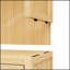 Large Capacity Multifunctional Bamboo Storage Cabinet for Bathroom and Living Room, Space-Saving and Stylish