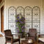 86.7 in. H x 19.7 in. W Iron Lattice Panel Trellis