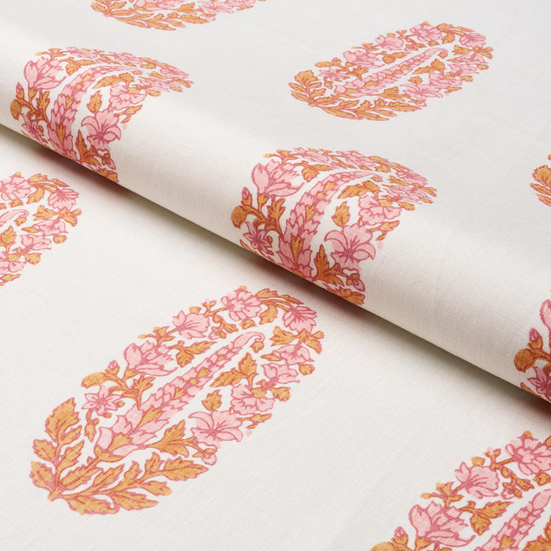 Tissu Askandra, Mandarine