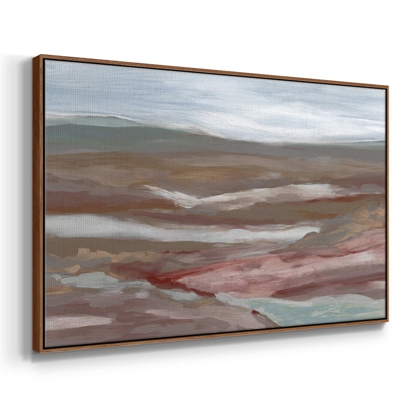 Valley of Fall, reproduction d'art sur toile, H 25 po x l 37 po x P 2 po, Noyer
