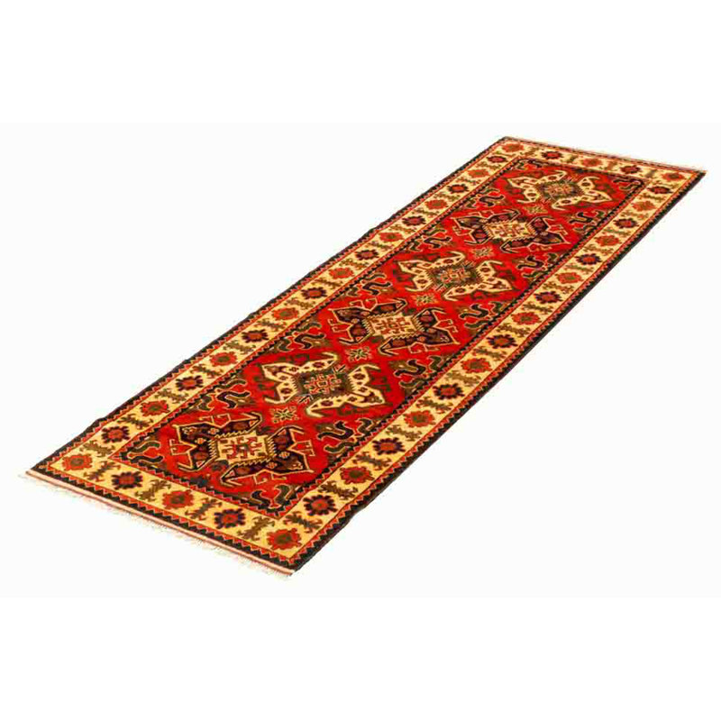 Tapis en laine de cuivre foncé noué à la main 2 pi 10 po x 9 pi 8 po Kargahi