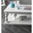 Coffee Table Open Bottom Shelf Plank Style Table Top