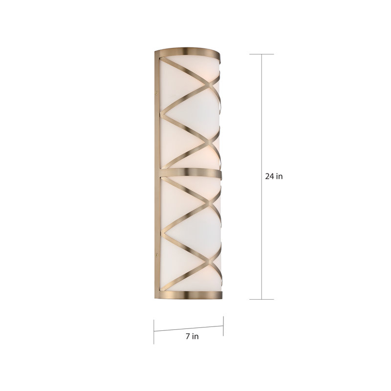 Applique murale pour salle de bain 4 lumières Curci, Bronze brillant