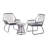 MILAN 3PC CHAT SET