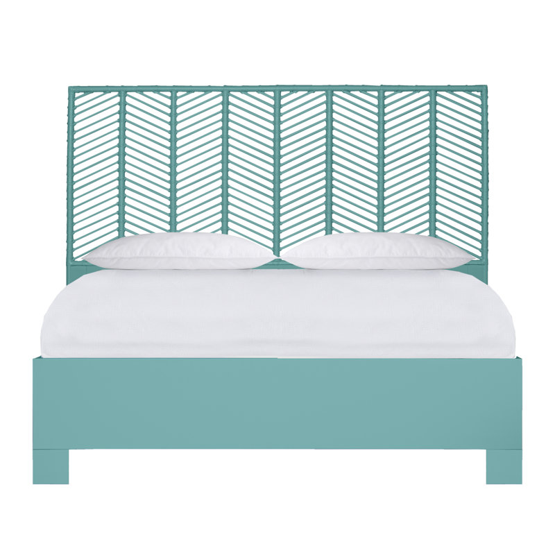 Liam Bed, King, Turquoise