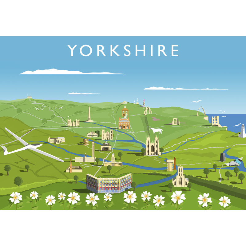 Yorkshire by Richard O'Neil - Print, No Frame, 30 cm H x 40 cm W x 1 cm D