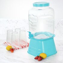 Prep & Savour 3.17Gal Portable Insulated Beverage Dispenser (with  Thermometer + Handle + Faucet)