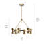Lustre Baland 12Lt DEL-1305541986