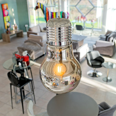 Denyel 1 - Light Chrome Pendant