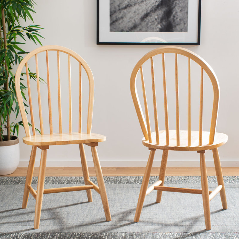 Bella Solid Wood Side Chair, Natural
